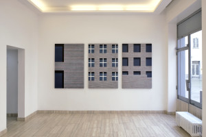 Enzo Gagliardino, un'immagine della mostra negli spazi di Franz Paludetto a Torino, courtesy Davide Paludetto