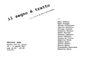 Il Segno è Tratto, a cura di Amalia de Bernardis + Ivan Fassio