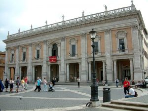 Palazzo dei Conservatori (Piazza del Campidoglio), entrata principale ai Musei Capitolini