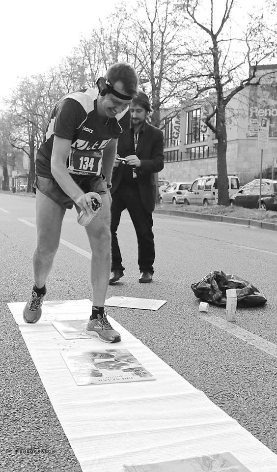 Mauro Franco, Jean-Paul Charles alla Turin Marathon 2013