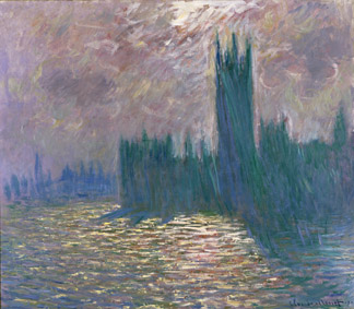 Claude Monet (1840-1926), Londres. Le Parlement. Reflets sur la Tamise, 1905. Huile sur toile, 81x92 cm