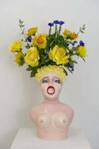 Francesco De Molfetta, DolLOVE_(la bambola dell'Amore), porcellana policroma invetriata, h. 45 cm x 25 x 25, 2010