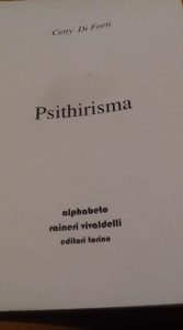 Psithirisma, Raineri Vivaldelli Editori, Collana Alphabeto